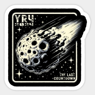 Asteroid 2024 YR4 December 2032 Asteroid Sticker